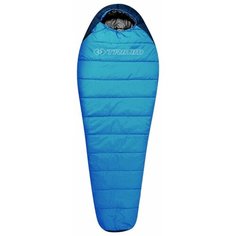 Спальный мешок TRIMM Sporty 195 sea blue/mid blue с правой стороны