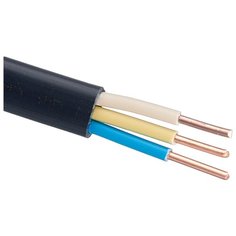 Кабель Пан Электрик ВВГнг-П 3х2.5 кв. мм (10 м) черный