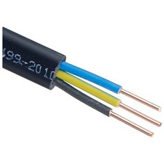 Кабель Пан Электрик ВВГнг-П 3х1.5 кв. мм (5 м) черный