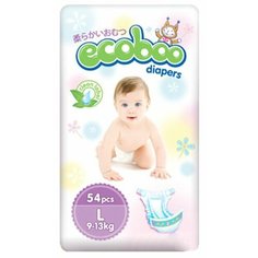 ECOBOO подгузники L (9-13 кг) 54 шт.