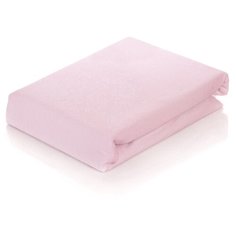 Простыня АльВиТек сатин на резинке 90 х 200 см розовый