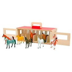 Игровой набор Melissa & Doug Take-Along Show-Horse Stable 3744