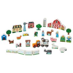 Игровой набор Melissa & Doug Wooden Farm & Tractor 4800