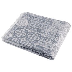 Плед KARNA хлопок MARSHAL 3062/2, 180 x 240 см коричневый/серый