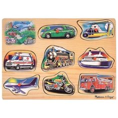 Рамка-вкладыш Melissa & Doug Транспорт (267), 8 дет.
