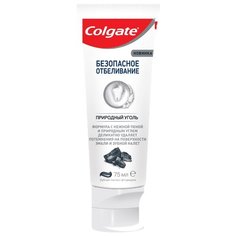 Зубная паста Colgate Безопасное Отбеливание Природный Уголь, 75 мл