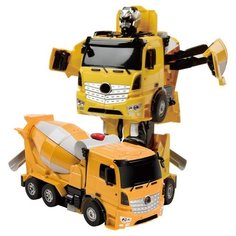 Робот-трансформер Jia Qi Troopers Velocity Бетономешалка желтый/черный