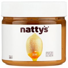 Nattys Паста-крем арахисовая Creamy с мёдом, 325 г