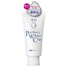 Shiseido пенка очищающая для умывания с белой глиной Senka Perfect White Clay (белая), 120 г