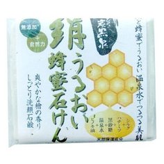 Мыло кусковое Fudo Kagaku Tankokusen с медом и протеинами шелка, 75 г