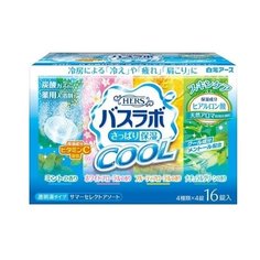 Hakugen Соль для ванны Hers Bath Labo Cool с ароматами мяты, белого цветочного букета, цветочных фруктов, зеленых листьев 720 г