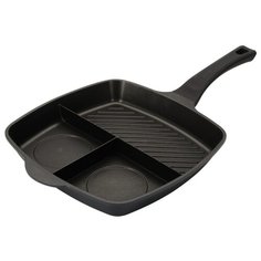 Сковорода-гриль Regent Linea Grill 93-AL-GLL-01 28x28 см, черный