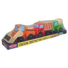 Конструктор Melissa & Doug Classic Toy 3076 Stacking Construction Vehicles