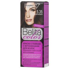 Белита-М Belita Color Стойкая краска для волос, 5.35, Коричневый