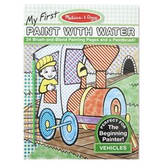 Melissa & Doug Водные раскраски Транспорт