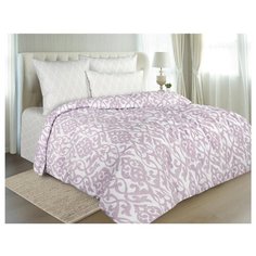 Постельное белье евростандарт Guten Morgen Арабеска 886 70х70 см, бязь бежевый/розовый