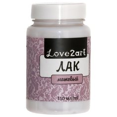 Лак Love2Art для декупажа матовый на водной основе MTV-110 110 мл прозрачный