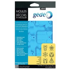 Форма для мыла Pebeo "Gedeo №2. Новогодние украшения" силикон 766128