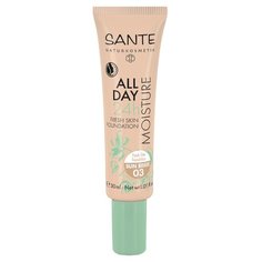 Sante Naturkosmetik Тональный крем All Day Moisture 24h Fresh Skin Foundation, 30 мл, оттенок: 03 sun beige