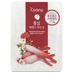 Coony тканевая маска для лица с красным женьшенем Red Gineng Essence Mask, 23 г