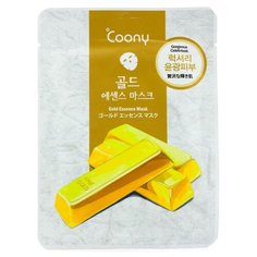 Coony тканевая маска для лица с экстрактом золота Gold Essence Mask, 23 г