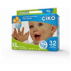 Ciko подгузники XL (12+ кг) 32 шт.