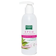 Крем для рук Domix Green увлажняющий с соком алоэ, мятным маслом и наносеребром 200 мл