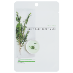 Eunyul тканевая маска Daily Care Sheet Mask с экстрактом чайного дерева, 22 г
