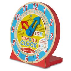 Развивающая игра Melissa & Doug Часы с карточками-заданиями