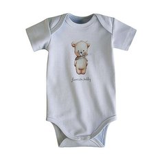 Боди Наша мама размер 80, голубой