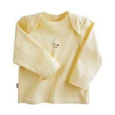 Лонгслив Наша мама размер 80, желтый