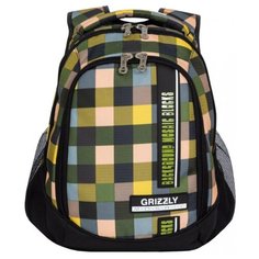 Рюкзак Grizzly RU-925-2 14.5 квадраты цветные