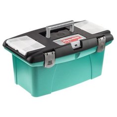 Ящик с органайзером Hammer Flex 235-011 48x23.5x27 см 19 черный/зеленый