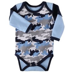 Боди Наша мама размер 80, голубой