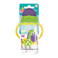 Поильник с трубочкой Lubby Русские мотивы 15759, 240 мл салатовый