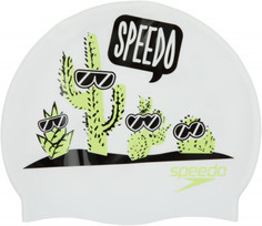 Шапочка для плавания детская Speedo Junior Slogan Cap