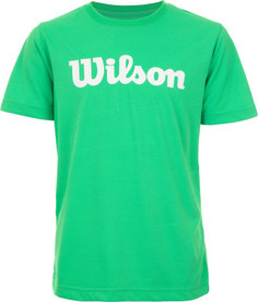 Футболка для мальчиков Wilson Team Script Tech Tee, размер 152-162