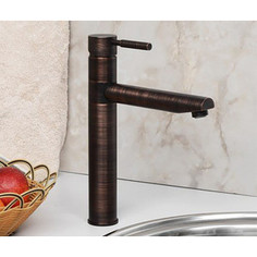 Смеситель для кухни Wasserkraft с поворотным изливом, бронза темная (A8147)