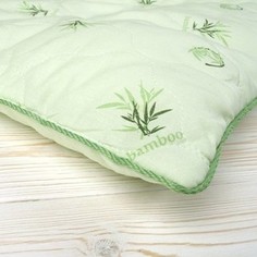 Подушка стеганая детская AmaroBaby с кантом СЛАДКИЙ СОН Бамбук, поплин 40х60