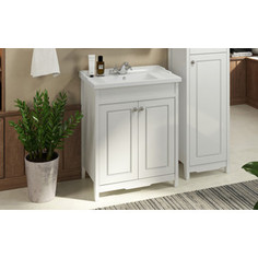 Тумба с раковиной Comforty Тбилиси 72 белый глянец (3132629)