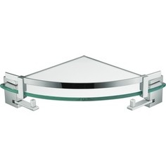 Полка угловая Swensa Function с двумя поворотными крючками, хром (17800-17)