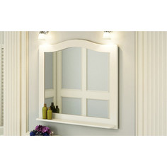 Зеркало Comforty Монако 100 белый глянец (4136986)