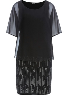 Платье в блестящем дизайне Bonprix