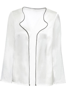 Блузка с контрастной окантовкой Bonprix
