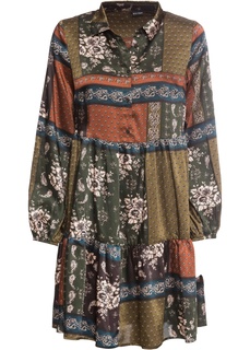 Платье-рубашка с воланом Bonprix