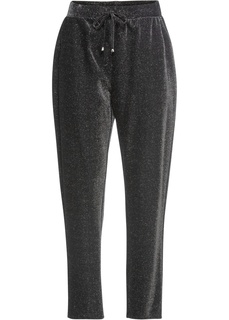 Брюки непринужденного покроя с блеском Bonprix