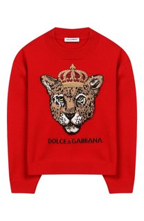 Шерстяной пуловер Dolce & Gabbana