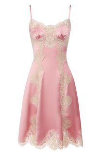 Платье из смеси шелка и хлопка Dolce & Gabbana