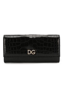 Кошелек из кожи аллигатора Dolce & Gabbana