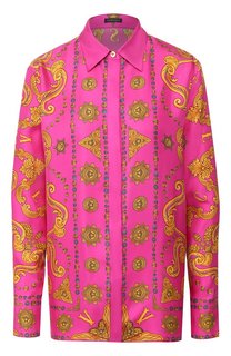Шелковая рубашка Versace